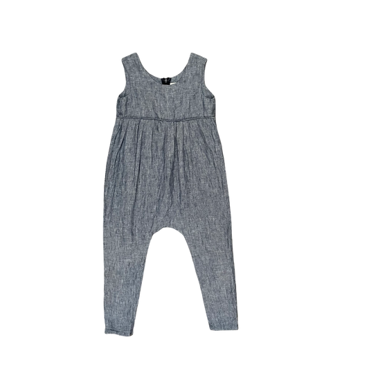 Denim Myrtle Mac Jumpsuit, 6Y