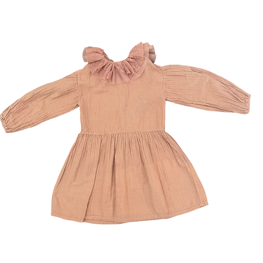 Coffee Mardi Amber Dress, 9Y