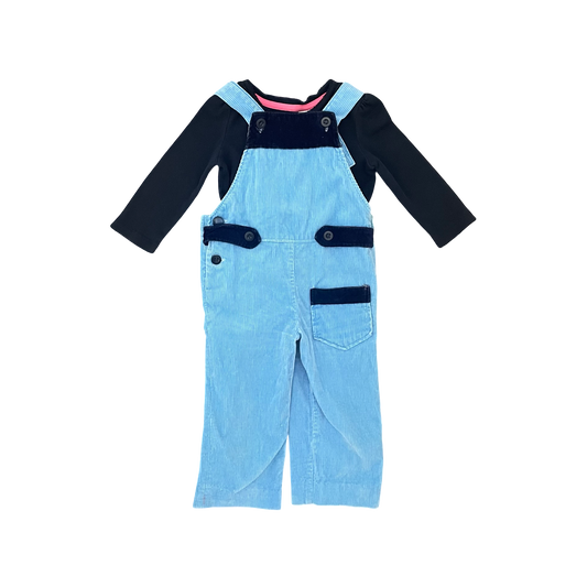 Blue Nurseryland Overalls, 1Y