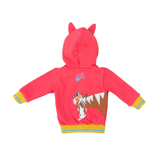 Peach Blade & Rose Hoodie, 2-3Y