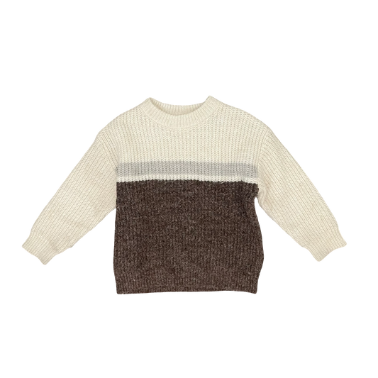 Natural Zara Knit Jumper, 2-3Y