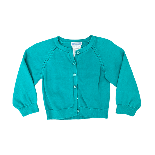 Teal Jacadi Paris Cardigan, 3Y