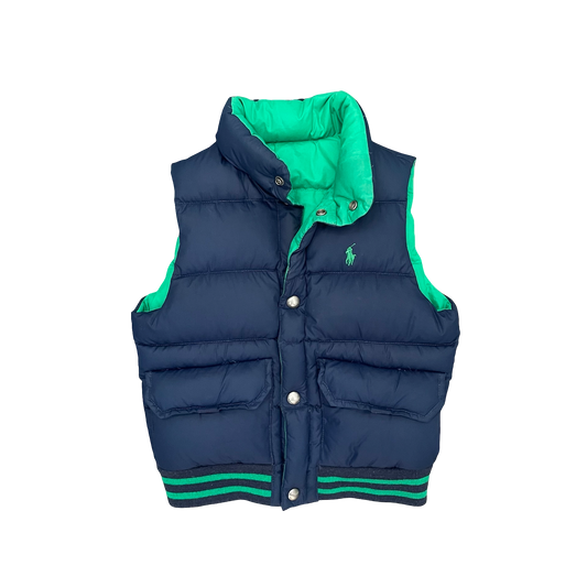 Navy green Ralph Lauren Vest, 4Y