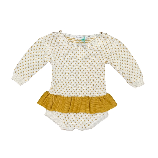 Multi Bamboo & love Bamboo Knit Bodysuit, 1-3M