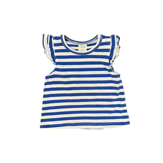 Blue stripe Nature Baby T-Shirt, 6-12M