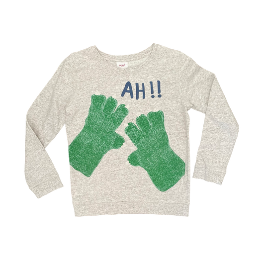 Grey Seed Jumper, 9-10Y