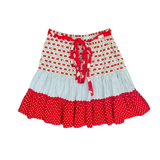 Multi apples Oobi Skirt, 6Y