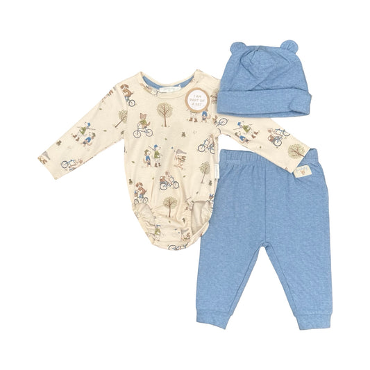 Multi Purebaby 3 piece set, 3-6M