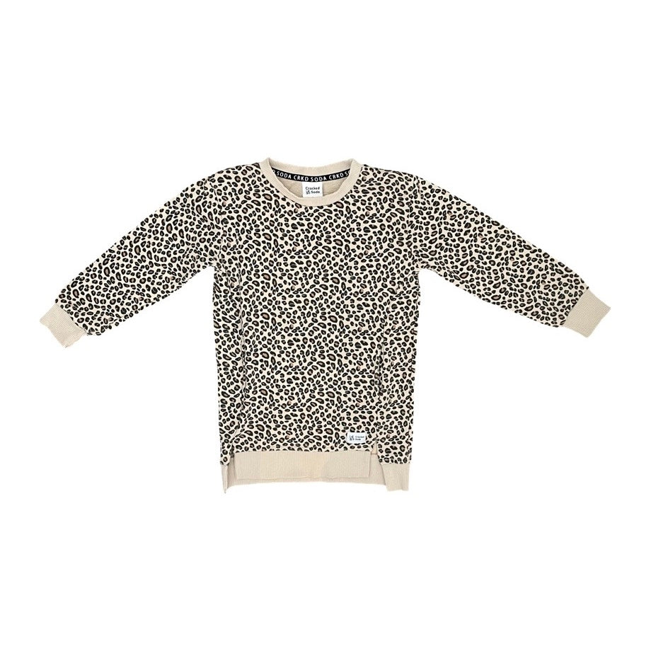 Animal Print Cracked Soda Jumper, 5Y