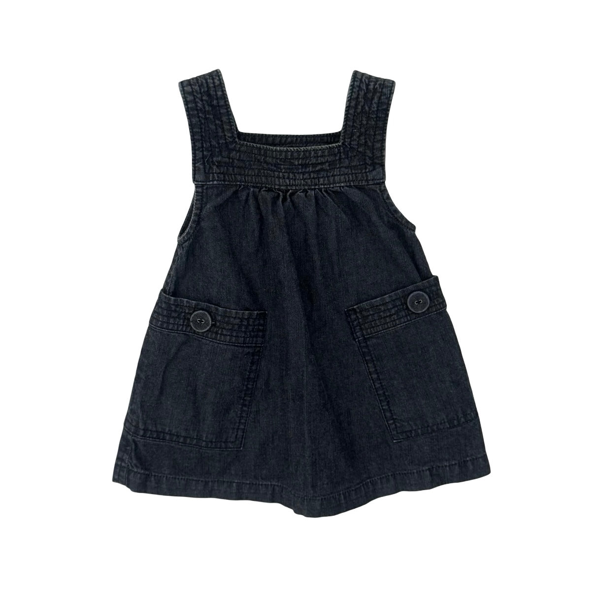 Denim Country Road Dress, 6-12M