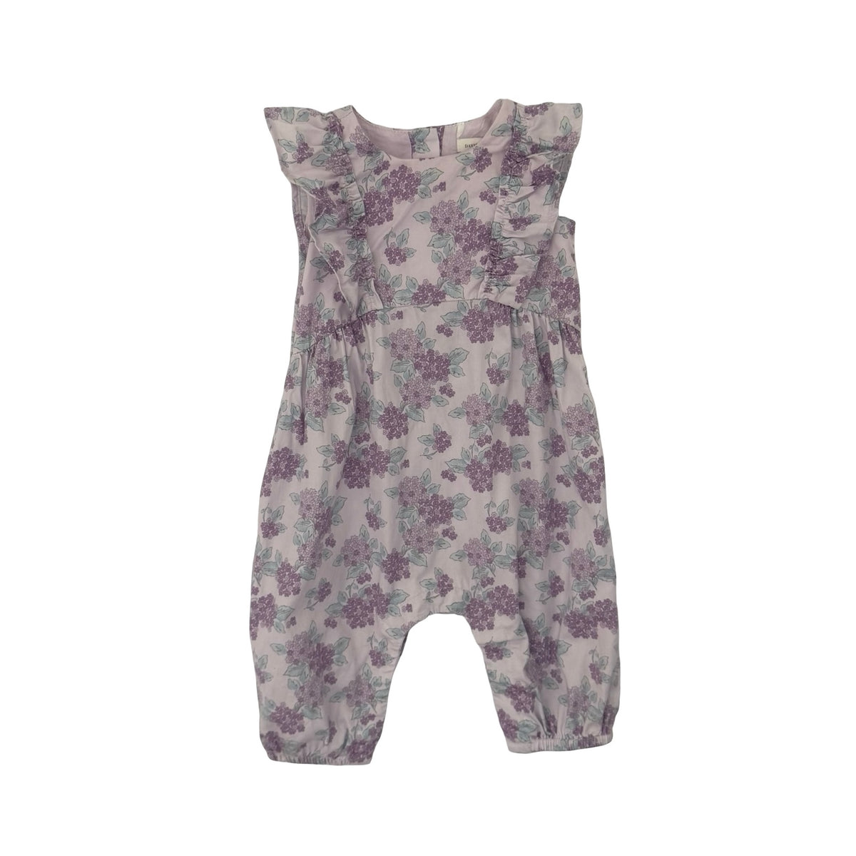 Lilac Floral David Jones Romper, 6-12M