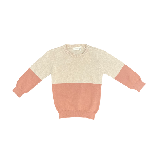 Natural Miann & Co Knit Jumper, 12-18M