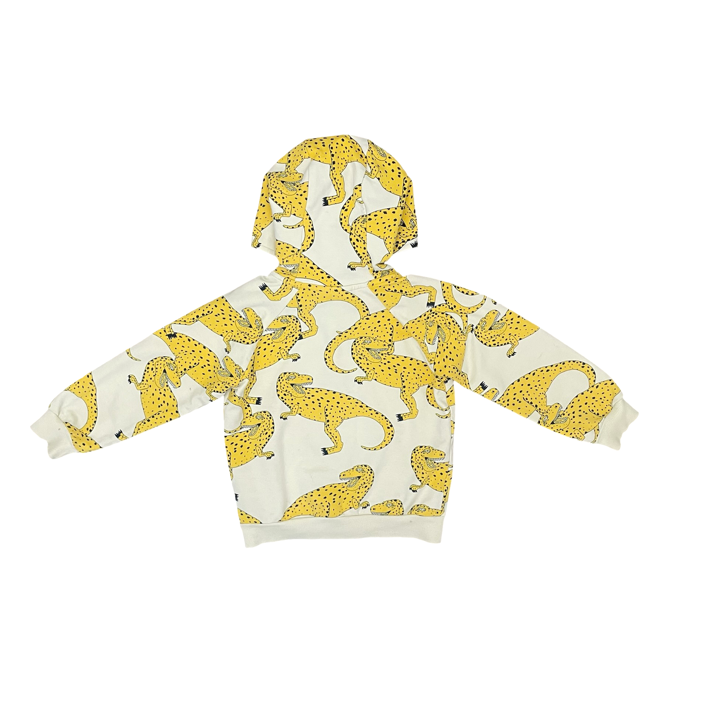 Yellow Mini Rodini Hoodie, 2Y