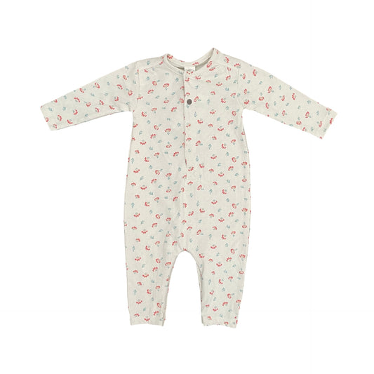 Floral Riffle. Amsterdam  Growsuit, 2-4M