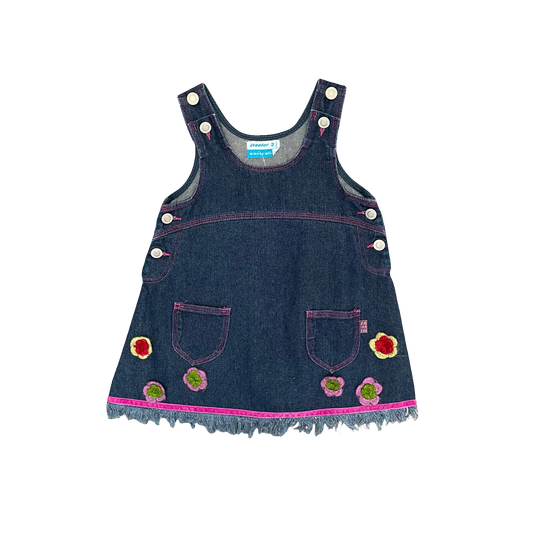 Denim Scooter Dress, 2Y