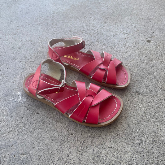 Red Salt Water Sandles, Size 12