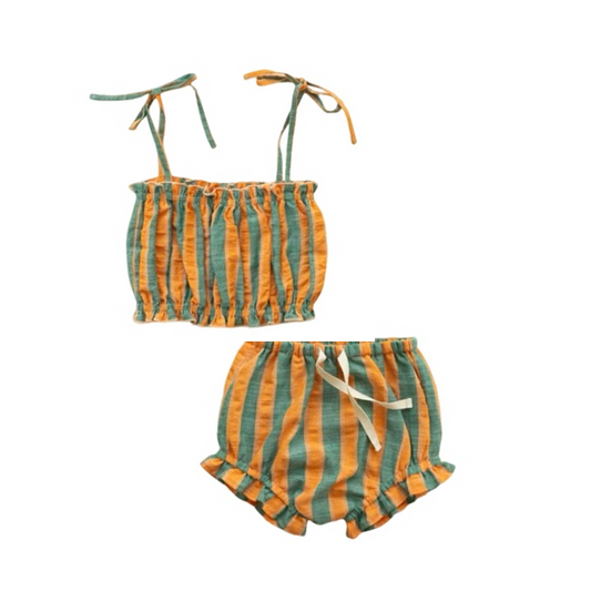Multi Sukou Top & Bloomer, 12M