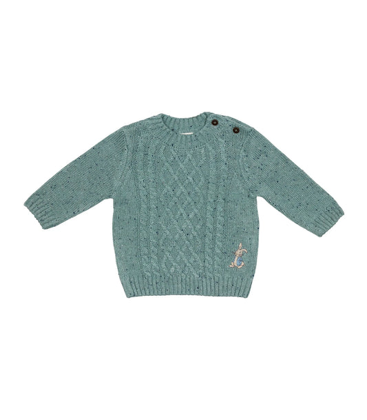 Green Peter Rabbit Jumper, 6-12M