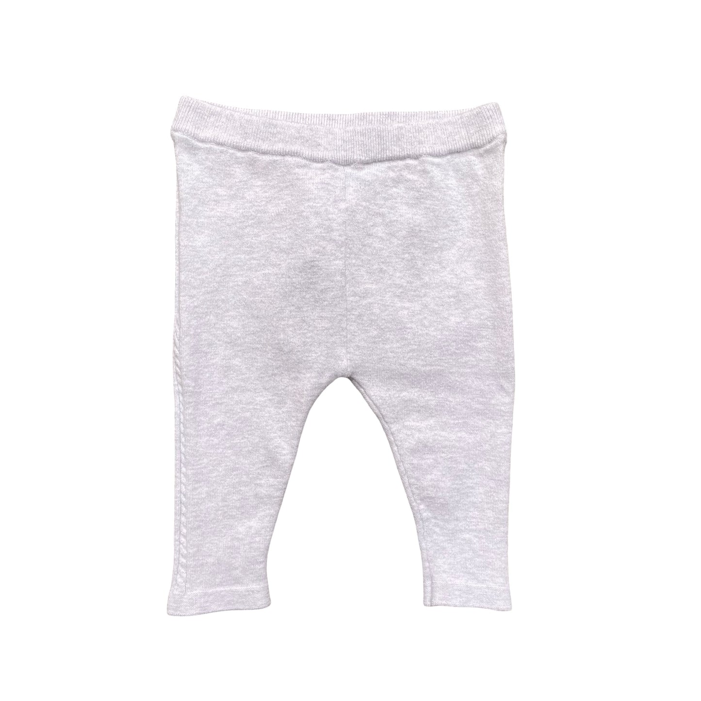Grey Purebaby Leggings, 3-6M