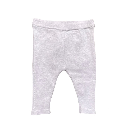 Grey Purebaby Leggings, 3-6M