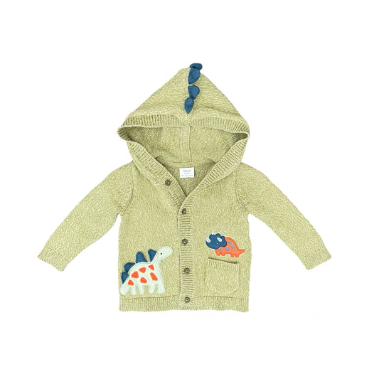 Green Next Knitted Cardigan, 3-6M
