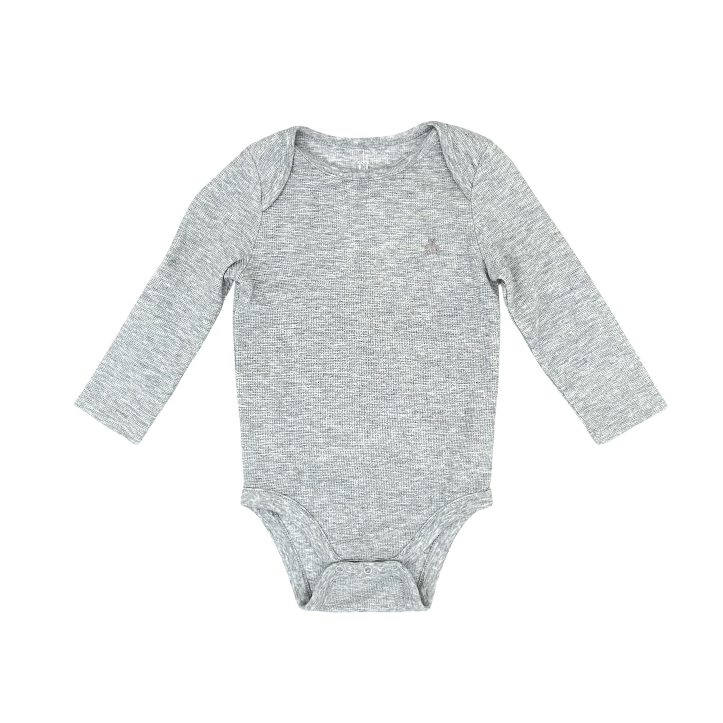 Grey Baby Gap Bodysuit, 6-12M