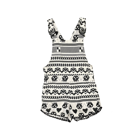 Black and white Munster Playsuit, 6Y
