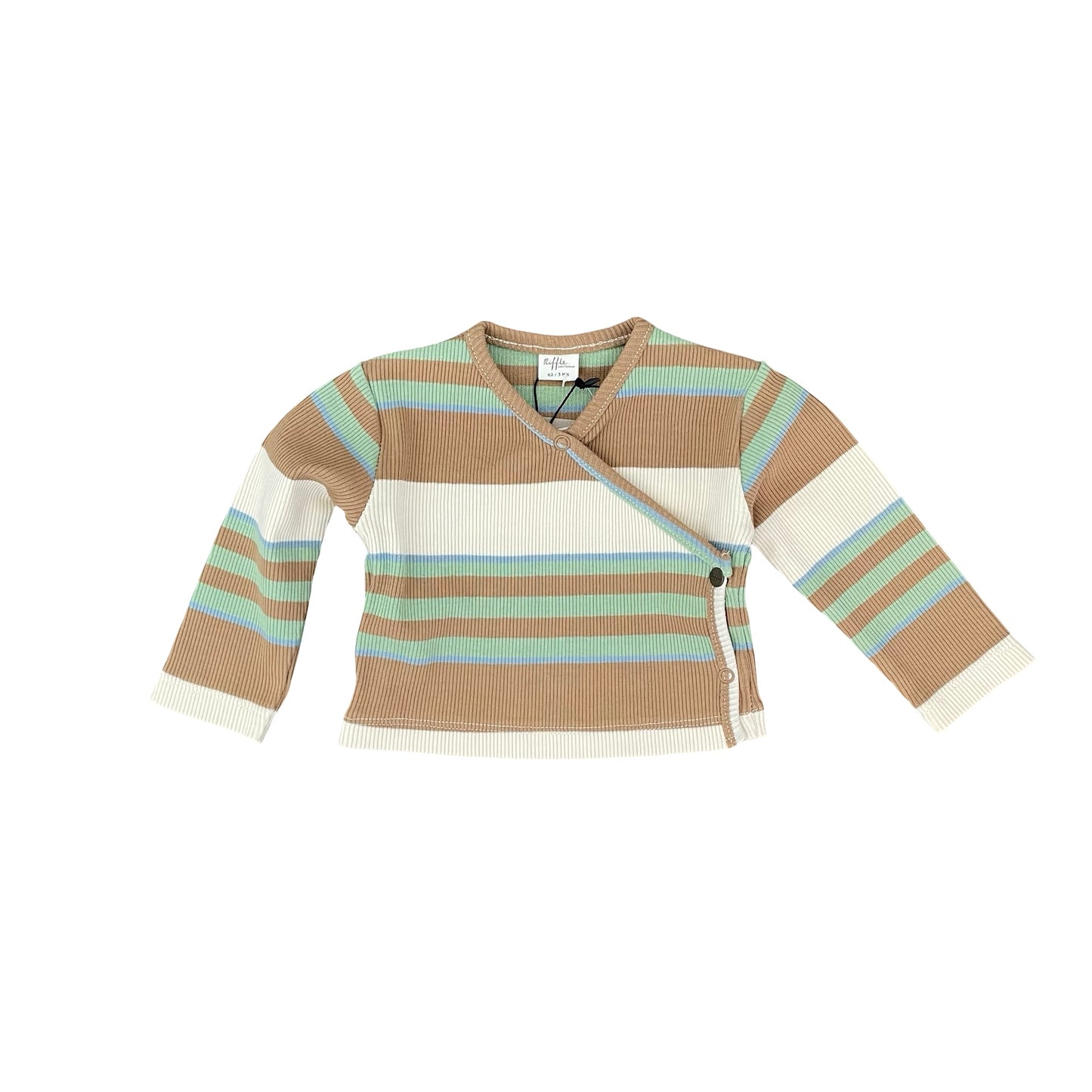 Stripe Riffle. Amsterdam  Wrap Top, 3M
