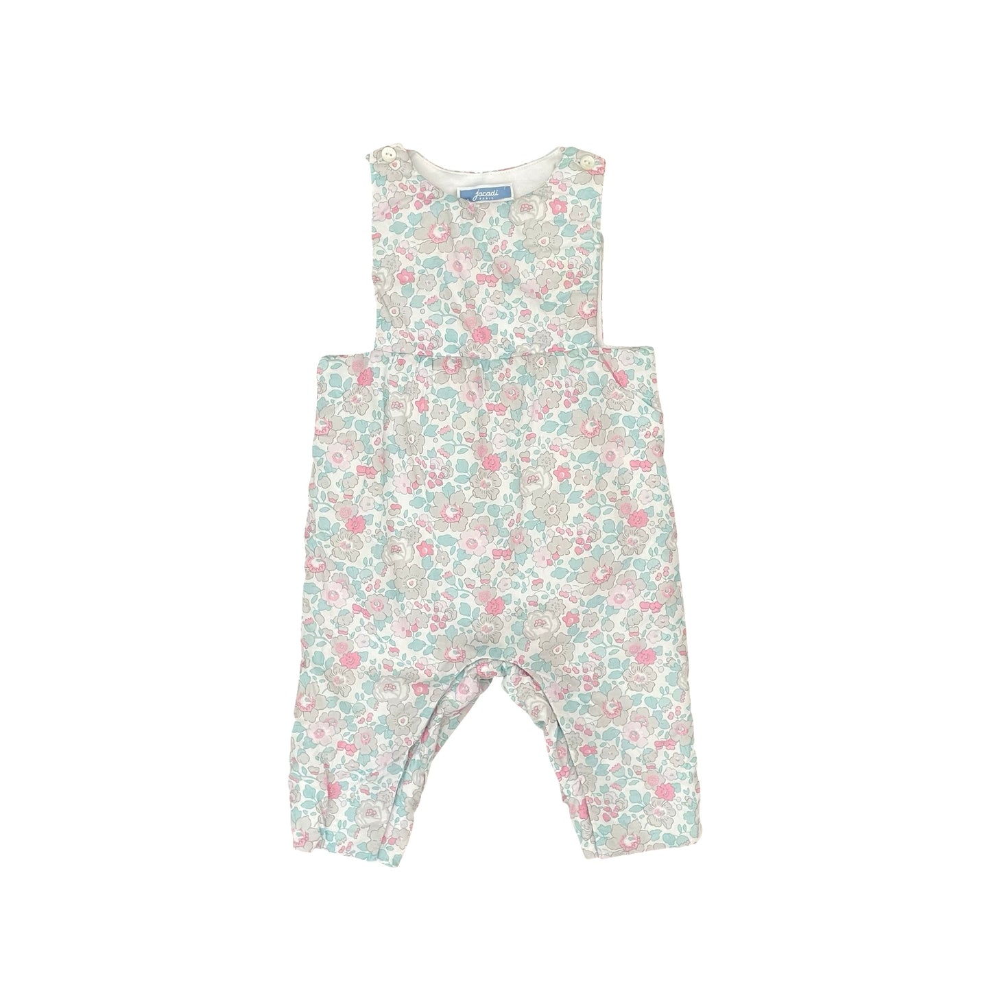 Floral Jacadi Playsuit, 6M