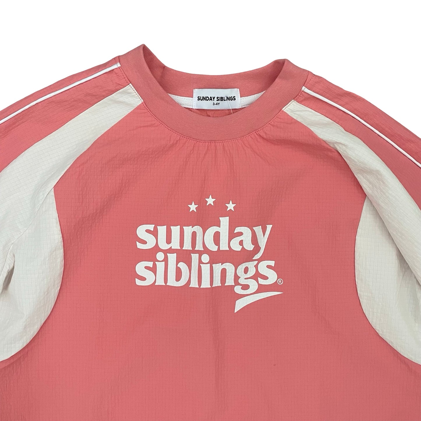 Pink Sunday Siblings Long Sleeve Top, 3-4Y