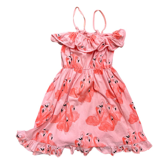 Peach Little Horn Dress, 6Y