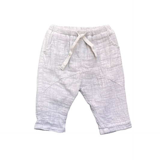 Grey Marle Seed Pants, 0-3M