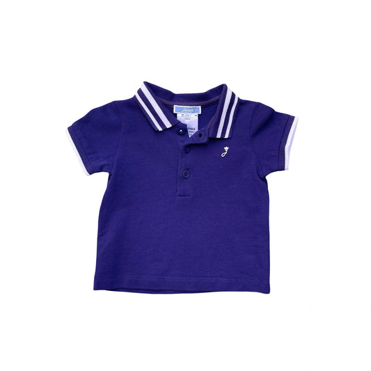 Blue Jacadi Polo Shirt, 6M