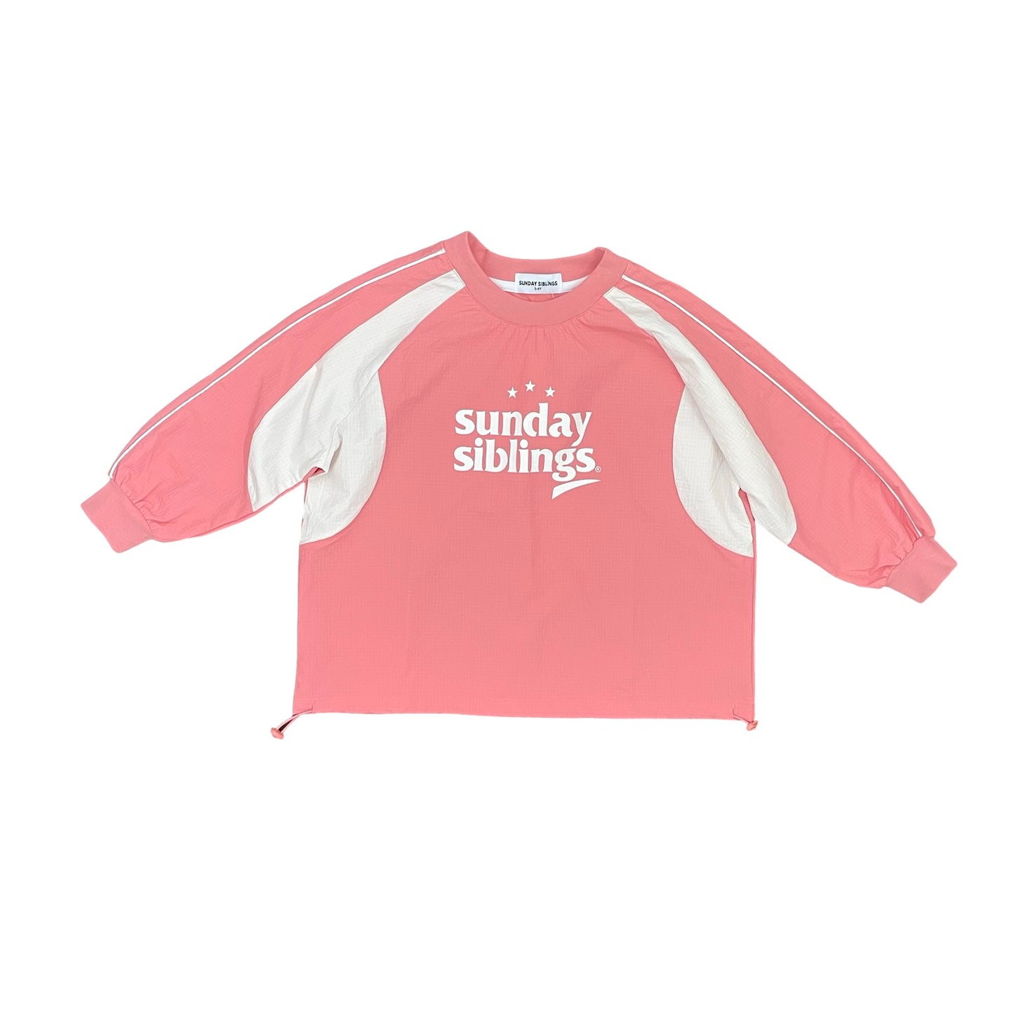 Pink Sunday Siblings Long Sleeve Top, 3-4Y