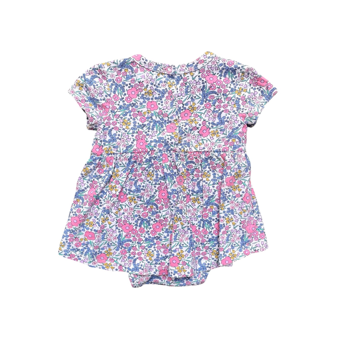 Floral Milky Dress, 3-6M