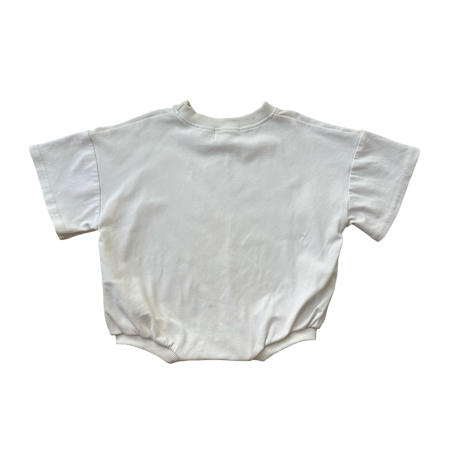 White NONI Tee Romper, 1Y