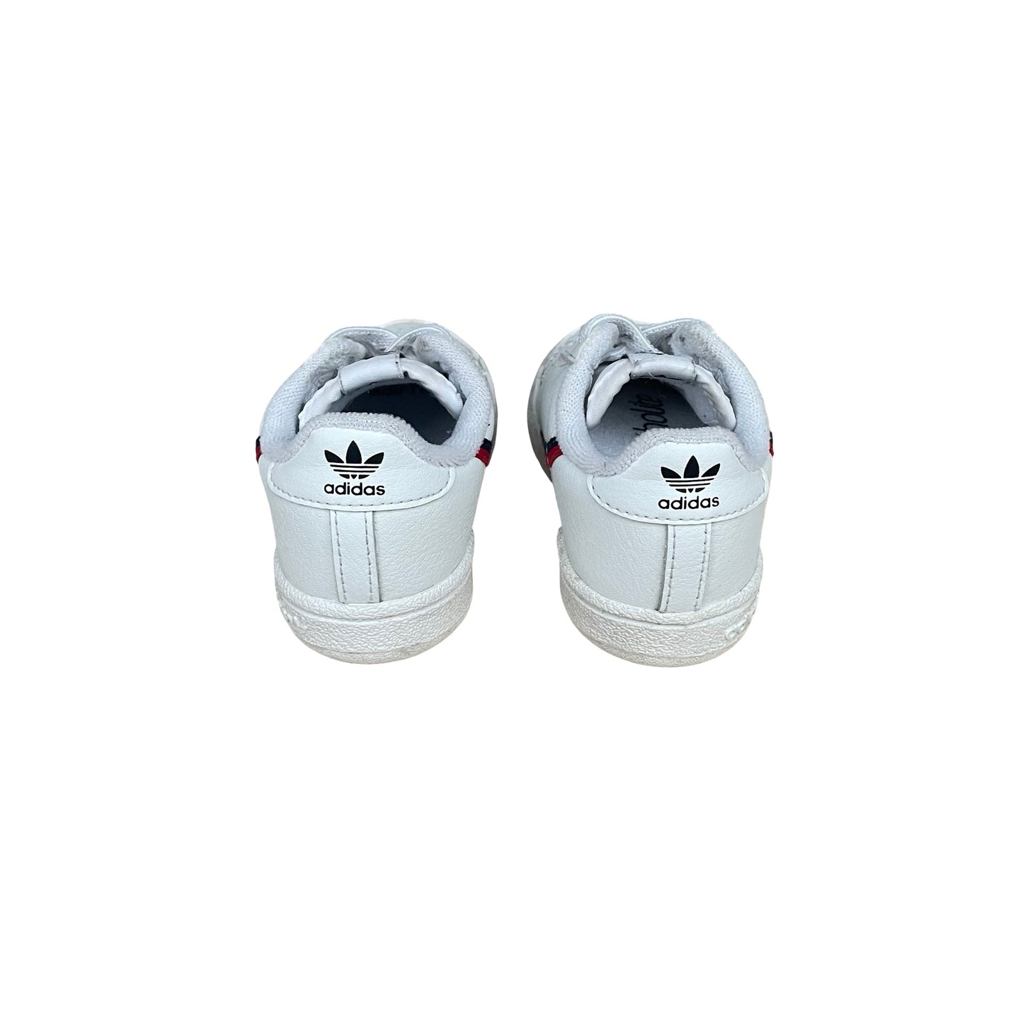 White Adidas Continential 80 Sneakers, US 5K