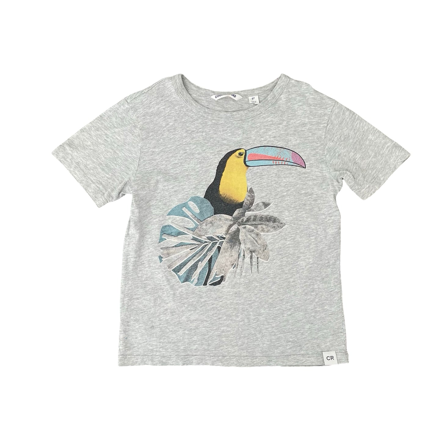 Grey Country Road T-Shirt, 7Y
