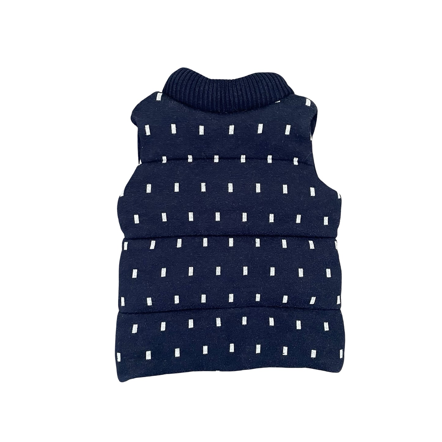 Navy Seed Puffer Vest, 2Y
