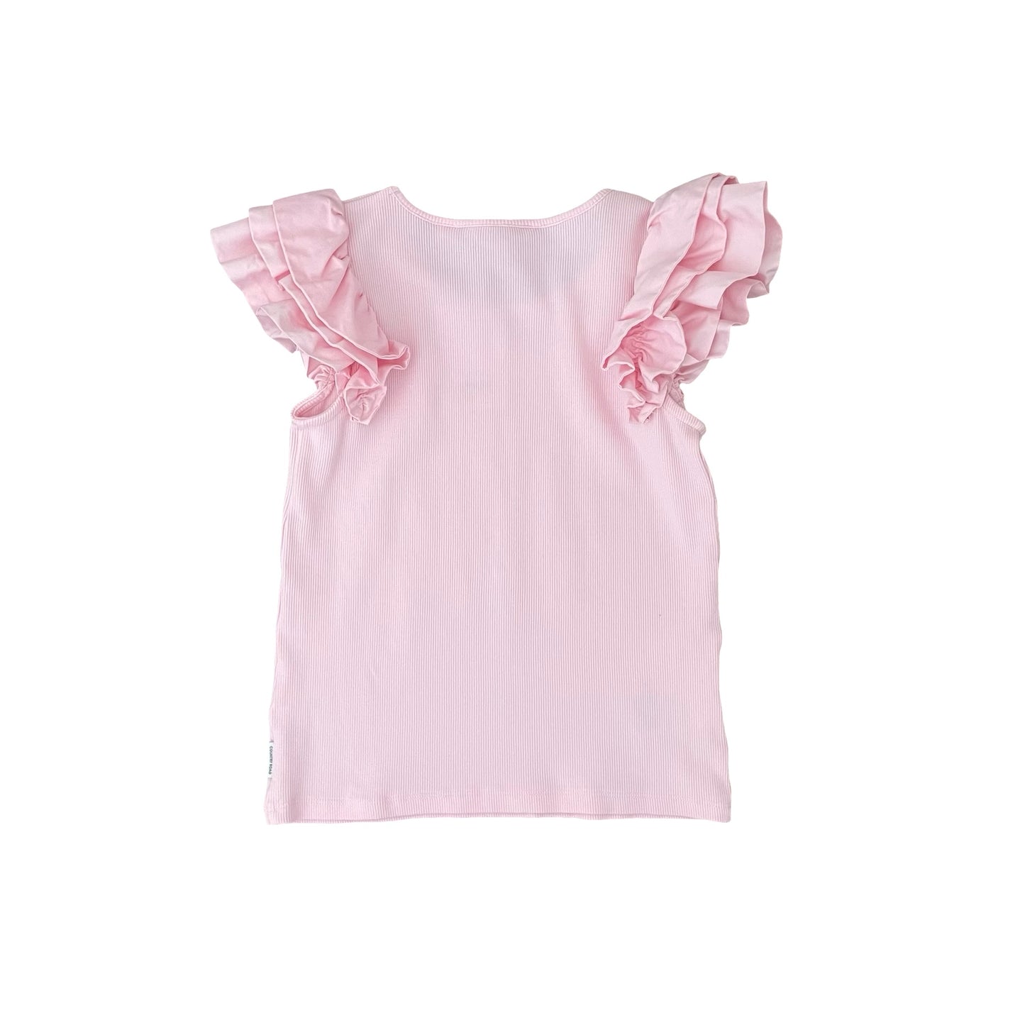 Pink Country Road Ruffle Tank, 7Y