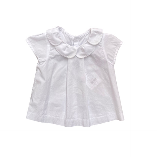 White Jacadi Blouse, 1Y