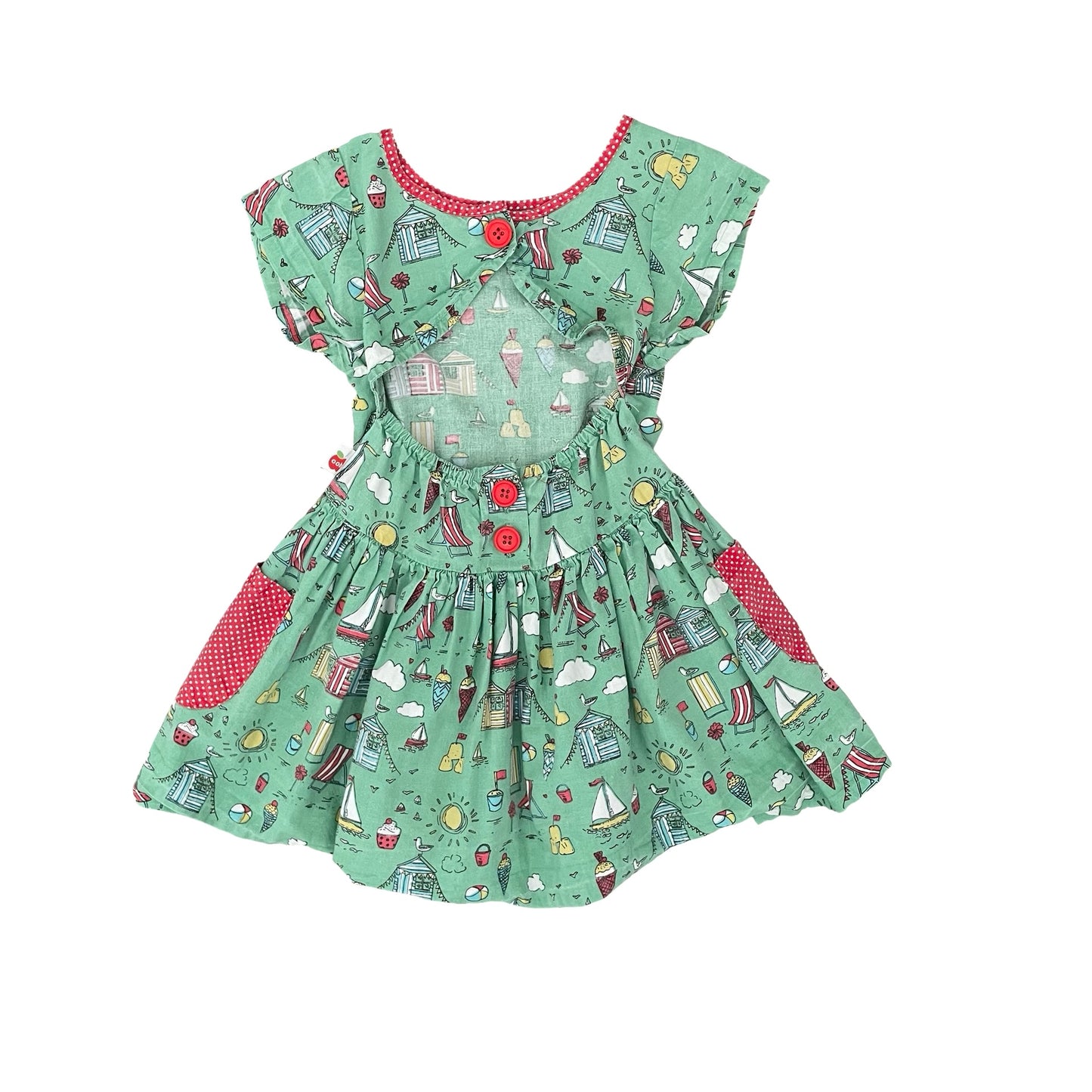 Green Oobi Dress, 2Y