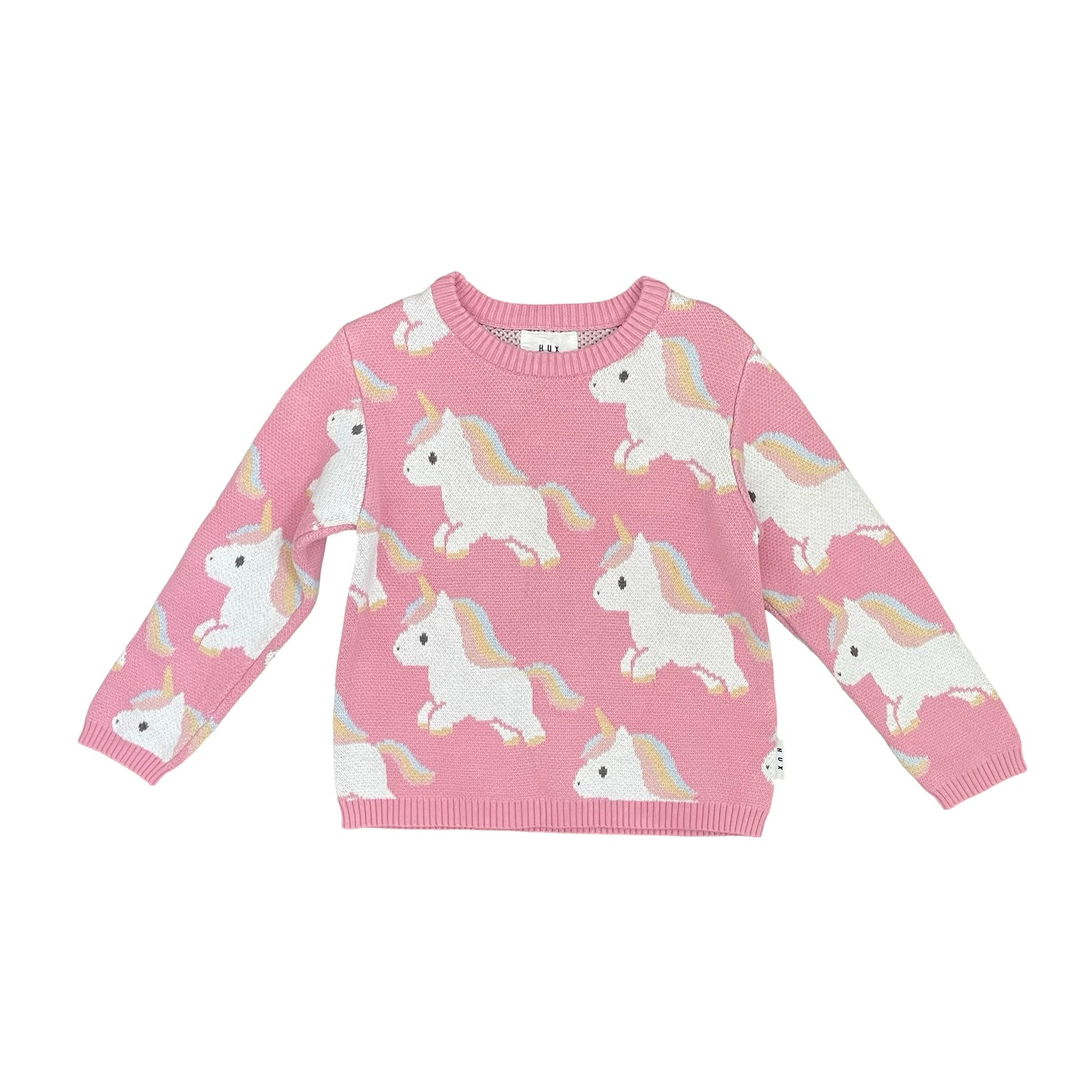 Multi Hux Knit Jumper, 3Y