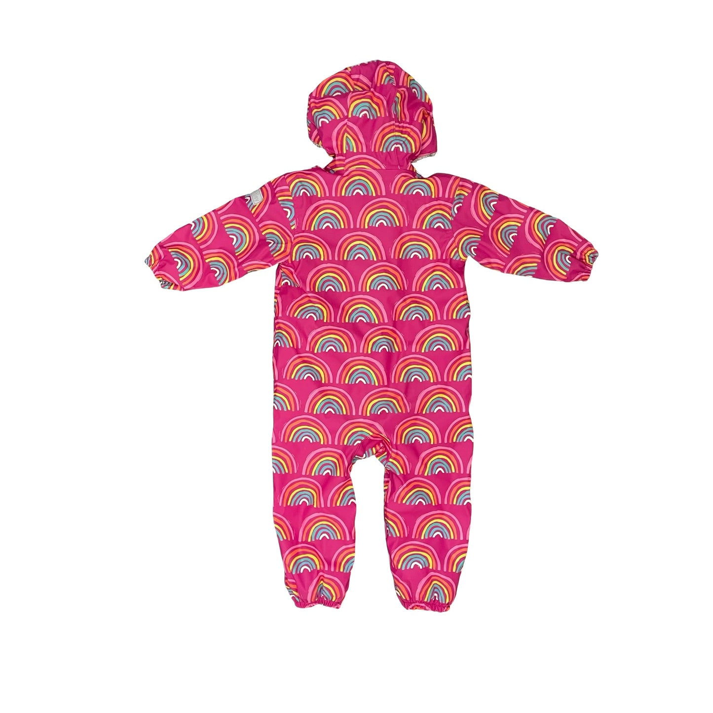 Pink rainbows Hately Rainsuit, 2-3Y