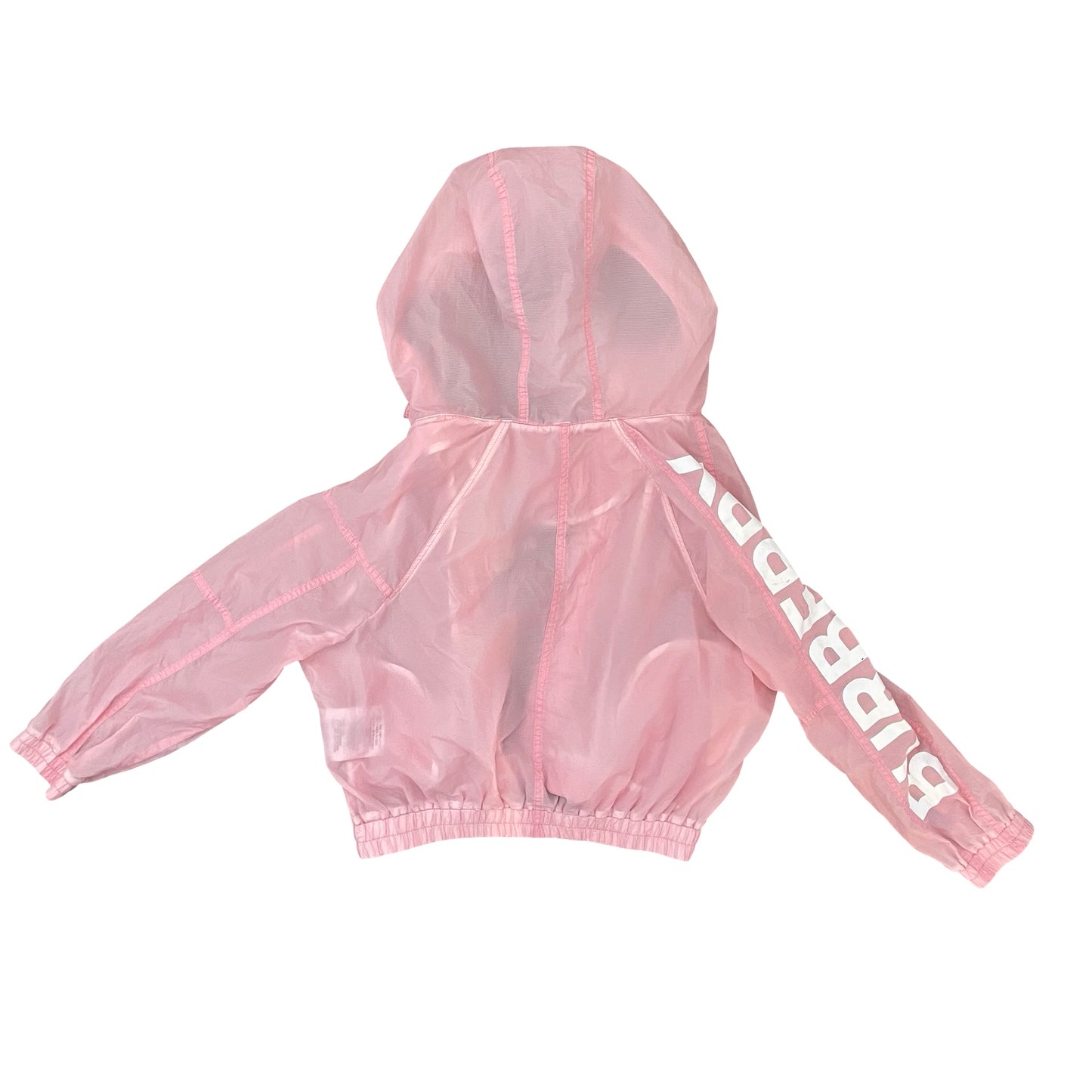 Pink Burberry Windbreaker, 3Y
