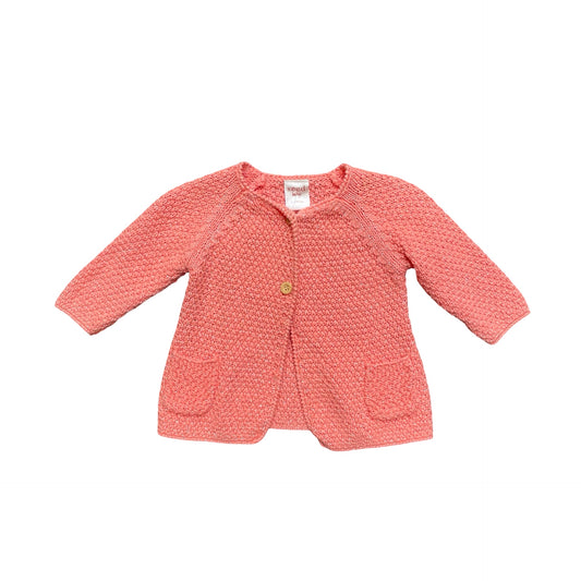 Peach Seed Cardigan, 3-6M