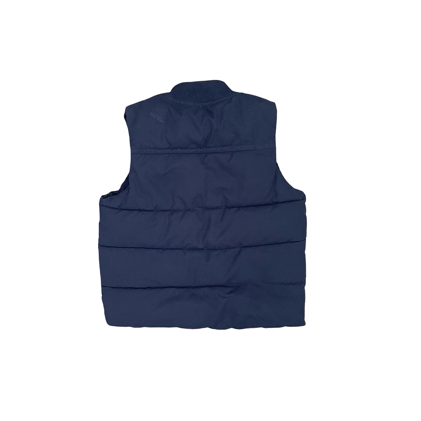 Navy Seed Puffer Vest, 3Y