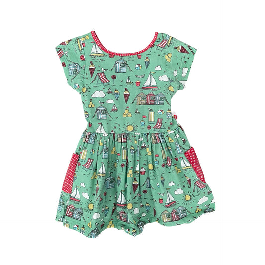 Green Oobi Dress, 2Y