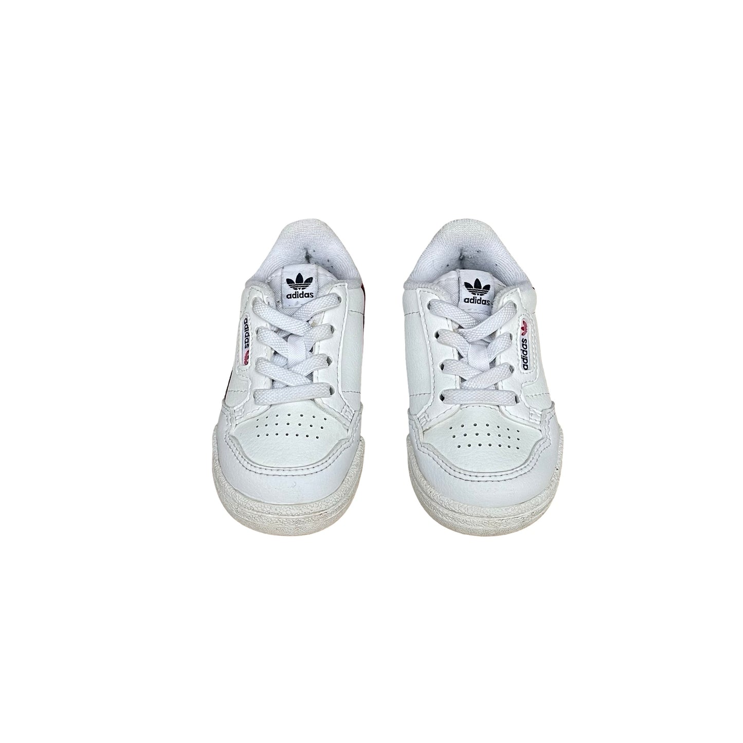 White Adidas Continential 80 Sneakers, US 5K