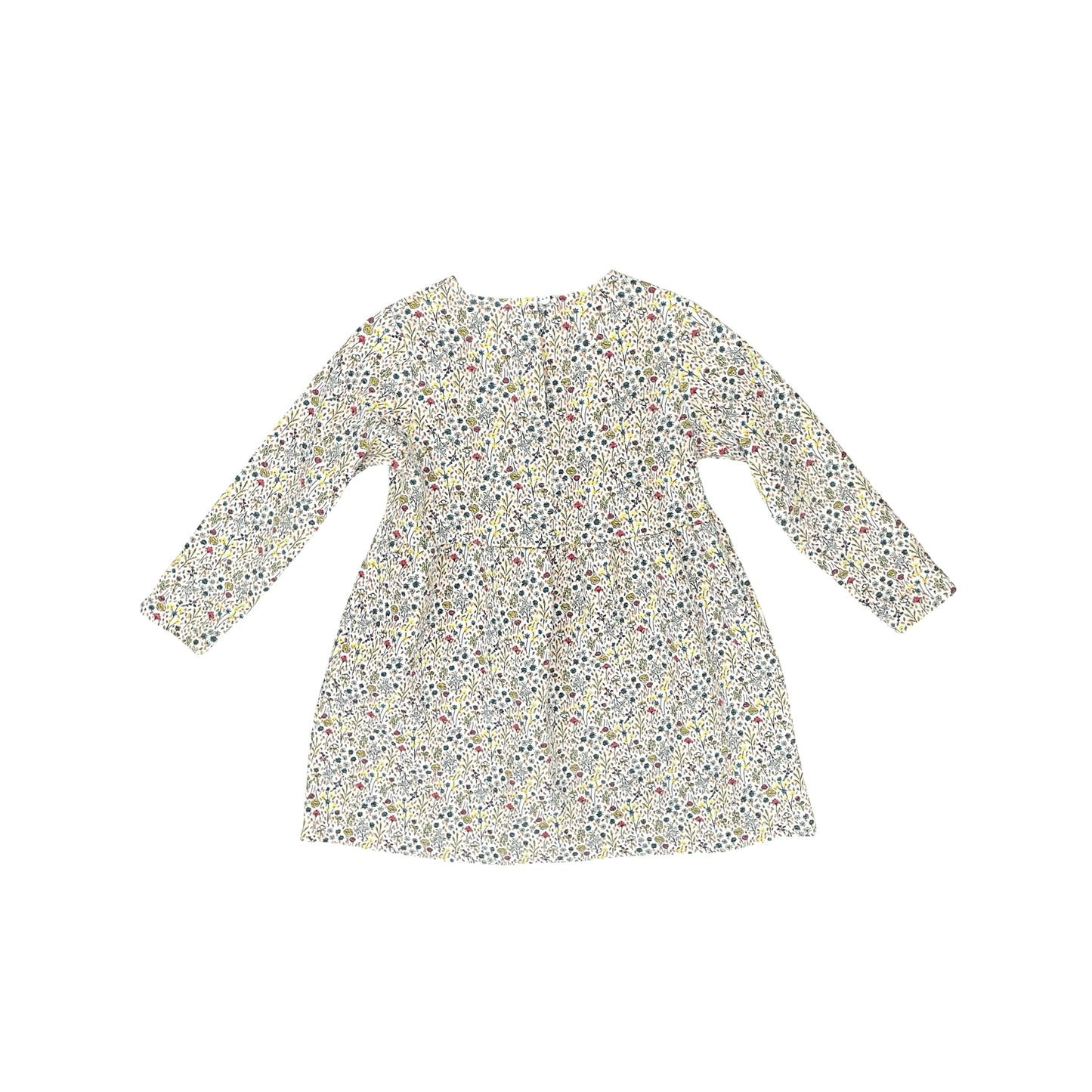 Floral Zara Long Sleeve Dress, 3-4Y
